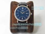 Swiss 2892 IWC Portofino Replica Stainless Steel Blue Dial Men's Watch